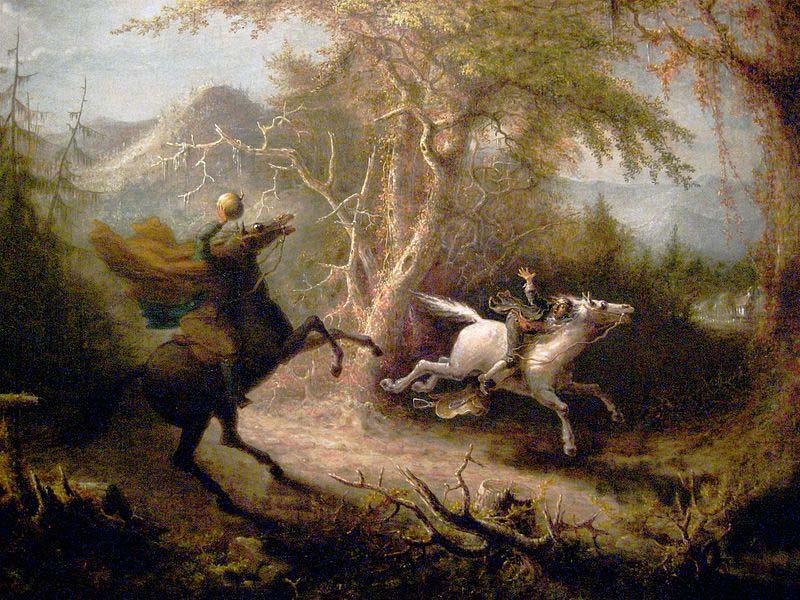 John Quidor The Headless Horseman Pursuing Ichabod Crane china oil painting image